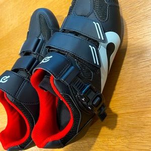 Peloton cycling shoes. Used 10-15 times but too small for me. perfect condition